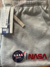 NASA GISS休闲裤男宽松保暖裤加绒厚款长裤子 花灰直筒加绒 (190/92A)3XL 实拍图
