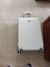 SOO行李箱多功能箱包拉杆箱学生大容量旅行密码箱皮箱杯架白色26英寸 实拍图