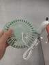 电风扇家用电扇桌面电风扇轻音便携迷你USB直插卧室宿舍学生办公室 浅绿色（直插款）4寸 实拍图