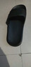 卡帝乐鳄鱼人字拖男防滑夏季外穿橡胶室外专用高端室内厚底凉鞋夹脚男士拖鞋 黑色 40 实拍图