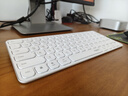 雷柏（Rapoo）E9000G升级款 78键无线/蓝牙多模键盘 刀锋超薄紧凑便携无线键盘 电脑笔记本商务办公键盘 白色 实拍图