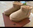 骆驼（CAMEL）小暖阳雪地靴女厚绒增高保暖靴 L25W275051 驼色(反绒面) 35 实拍图