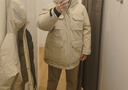 优衣库男装女装高级保暖羽绒茄克冰雪羽绒户外连帽外套477136 30 浅米色 3XL /185/120C 实拍图