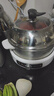 小熊（Bear）0涂层电火锅火锅专用锅电锅家用6-8个人不粘分体式可拆洗多功能电蒸锅不锈钢电煮锅6L火锅锅F60L2  实拍图