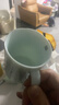 蓝印东方挂耳咖啡杯美式专用杯家用高颜值陶瓷水杯咖啡套装杯情侣水杯送礼 【挂耳杯-影青】300ml 单杯 实拍图