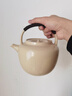 聚器堂 陶壶陶瓷 手工烧水壶 大号提梁壶泡茶壶 电加热煮茶器煮茶壶 滑石釉雅量烧水壶（不含电器） 实拍图