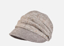卡蒙（Kenmont）蓓蕾帽加绒贝雷毛线帽女秋冬韩版堆堆帽百搭英伦针织帽km-2618 实拍图