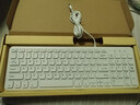 B.O.W 航世 HW156无线\有线键盘鼠标套装 超薄静音巧克力键盘USB接口笔记本台式电脑办公通用键盘鼠标 有线键盘-白色 实拍图