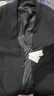 罗蒙 西服男士休闲西装男套装外套修身伴郎新郎结婚商务职业正装衣服 黑色双扣（上衣） 5XL /195【175-190斤】 实拍图