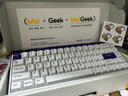 MelGeekmade68pro+磁轴键盘小蜜蜂TTC万磁王紫心轴RT0.01电竞游戏客制化机械无畏契约打瓦情侣 MADE68 PRO+紫光【紫心轴】 有线MelGeek 68键 实拍图