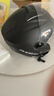 凤凰新国标A类3C认证电动车摩托车头盔双镜片防雾防风保暖哑黑 男女四季通用电瓶车3/4半盔冬季安全帽 实拍图