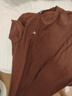 Navigare意大利小帆船男休闲简约凉感纯色短袖T恤1125505307 咖啡棕 XL 实拍图
