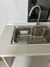 箭牌（ARROW）【焕新补贴】304不锈钢厨房水槽小户型水槽洗菜盆洗碗槽大单槽 【拉丝防刮耐磨】62*43-单槽 实拍图