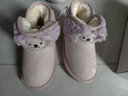 牧童小考拉宝宝雪地靴男孩冬季新款女童鞋加厚保暖幼儿可爱加绒大棉鞋 丁香紫 26 鞋内长16.3cm/适合脚长15.5cm 实拍图