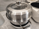 美厨（maxcook）蒸锅 加厚不锈钢28CM单层蒸锅火锅汤蒸锅 燃气灶电磁炉通用 实拍图
