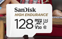闪迪（SanDisk）128GB TF（MicroSD）4K内存卡 行车记录仪 监控摄像头专用 10,000小时录制 重复读写高耐用存储卡 实拍图