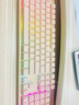 惠普（HP）K500Y真机械手感键盘 朋克蒸汽复古有线游戏专用吃鸡笔记本电脑电竞lol办公键盘 奶茶色彩光方帽 实拍图