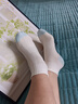 顶瓜瓜100%袜子女纯棉秋冬纯色无骨女士中筒袜10A抗菌吸汗防臭休闲袜 实拍图