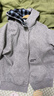 左西童装男童卫衣2025新款外套连帽儿童开衫大童休闲上衣 灰色 140 实拍图