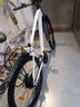 永久锂电池助力电动自行车禧玛诺变速超长续航山地车男女士双碟刹单车 F58-多彩白【10A油碟】27.5寸 实拍图