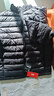 京东京造【air+零压羽绒】轻薄羽绒服男外套冬立领白鸭绒 曜石黑L 实拍图