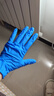 爱马斯一次性丁腈手套加厚耐用 防油耐酸碱实验室工业清洁100只/盒 蓝色APFNCHD 中号 实拍图
