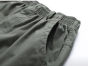 【纯棉耐磨】春秋季纯色休闲裤男士宽松大码直筒裤工装加绒工作裤 军绿色 【春秋厚款】 XL 【适合140-160斤体重】 实拍图