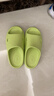 朴西小鲨鱼软底儿童凉拖鞋男童宝宝洗澡防滑家居室内拖鞋女童 苔藓绿 实拍图