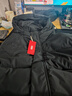 京东京造羽绒服男鸭绒加厚防寒工装面包服短款冬季外套衣服 黑色 L 实拍图