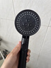 四季沐歌（MICOE）黑色增压淋浴花洒喷头套装 浴室淋浴头花洒手持花洒三件套HS125 实拍图