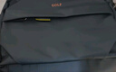 高尔夫GOLF单肩包男士大容量斜挎包男轻便防泼水手机包商务休闲ipad包时尚布包男士挎包5I798342J雾黑 实拍图