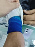 李宁（LI-NING）护腕男女专业运动扭伤防护篮球健身羽毛球擦汗高弹拉伸护手腕套 373蓝色 均码【一只装】 实拍图