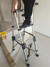正优（UPERFECT） 伸缩梯多功能梯子家用工程铝合金折叠人字梯升降升缩直梯小楼梯 免安装】人字2.15米（适用3.6米 实拍图