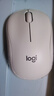 罗技（Logitech）M221 轻音鼠标 无线鼠标 办公鼠标 对称鼠标 带无线微型接收器 米白色 实拍图