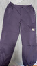 骆驼（CAMEL）运动休闲女裤子防泼水梭织束脚运动裤 J23CAVLR059 甜葡萄紫 L 实拍图