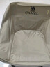骆驼（CAMEL）户外儿童月亮椅凳折叠便携沙滩椅野餐钓鱼椅露营写生椅子 卡其色 实拍图