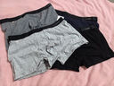 南极人男士内裤男式纯棉平角裤头抗菌防螨透气四角男生短裤衩4条XL 实拍图