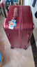 大嘴猴（paul frank）超大容量行李箱女拉链密码拉杆箱网红男轻音万向轮旅行箱学生皮箱 波尔多红/加大加宽/抑菌款 32英寸 实拍图