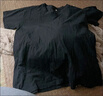 短袖t恤男夏季新款圆领纯色弹力修身半袖打底衫潮流简约男装上衣 黑色 薄款 XL (175) （115-130斤） 实拍图