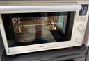美的（Midea）35L家用多功能烘焙电烤箱 双层玻璃门/精准控温/热风烘烤/搪瓷内胆 PT3530W-D 实拍图