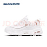 斯凯奇（Skechers）女鞋厚底增高老爹鞋百搭休闲鞋耐磨透气运动鞋女 WTRG白/金 36 实拍图
