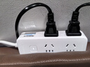飞利浦（PHILIPS）迷你插排 1.8米总控 4插位两孔插座/插线板/排插/接线板/拖线板 出差旅行便携一转多 实拍图