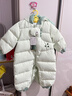 巴拉巴拉童装婴儿羽绒服连体衣宝宝2025新款冬装加厚保暖哈衣爬服萌趣造型 绿色恐龙-白鸭绒 80 cm-充绒量82g 实拍图