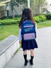 Edison爱迪生小学生书包女护脊减负防下坠1-3-6年级反光儿童背包L38-3 实拍图