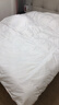 无印良品100%白鹅羽毛被子 羽毛绒丝冬被 秋冬被芯约5.9斤200*230cm白色 实拍图