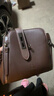 潮法式小众软皮斜挎包包女2025新款时尚百搭女士单肩包撞色水桶包 棕色 实拍图
