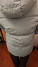 黑冰25新款户外女短款活帽700+蓬鸭绒加厚防风保暖羽绒服F8955MJ 壹 灰蓝 L 实拍图