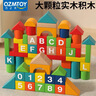 QZMEDU62粒大颗粒积木字母数字启蒙拼搭游戏儿童益智玩具男女孩生日礼物 实拍图