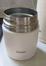 飞利浦焖烧杯316焖烧壶保温饭盒闷焖烧杯不锈钢保温桶宽口大容量焖烧罐 【316L钢+餐勺+包】晨曦白600ml 实拍图