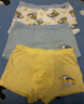 京东京造儿童内裤男童中大童云柔棉平角3条装 小小挖掘机140 实拍图